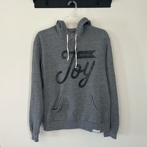 Grey “choose Joy” walk in love hoodie